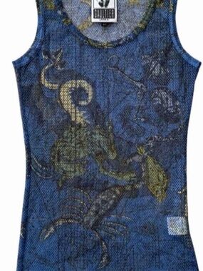 Jean Paul Gaultier | Tops | Jean Paul Gaultier Black Mesh Net Tank